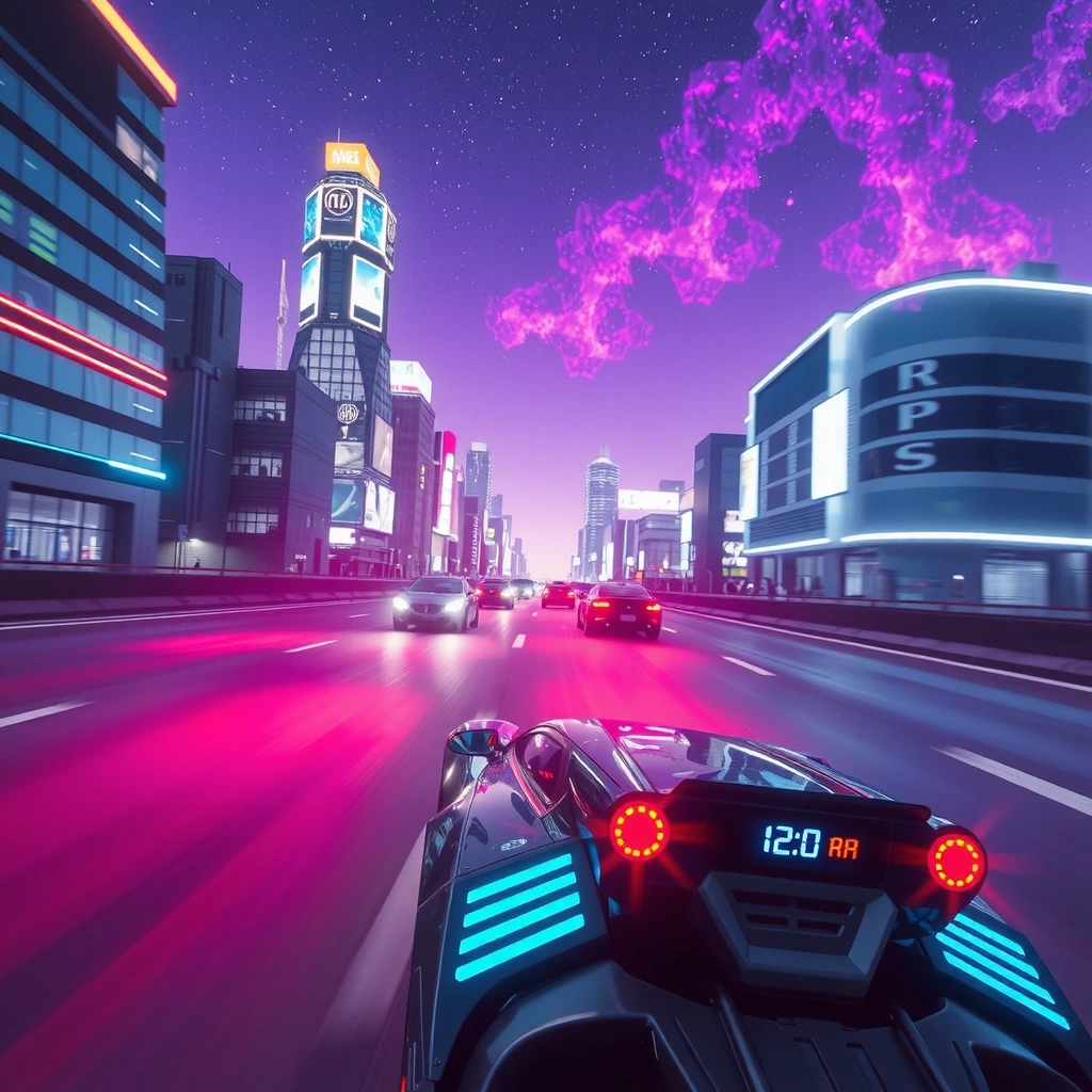 Cyber Racer - Futuristic Racing Game